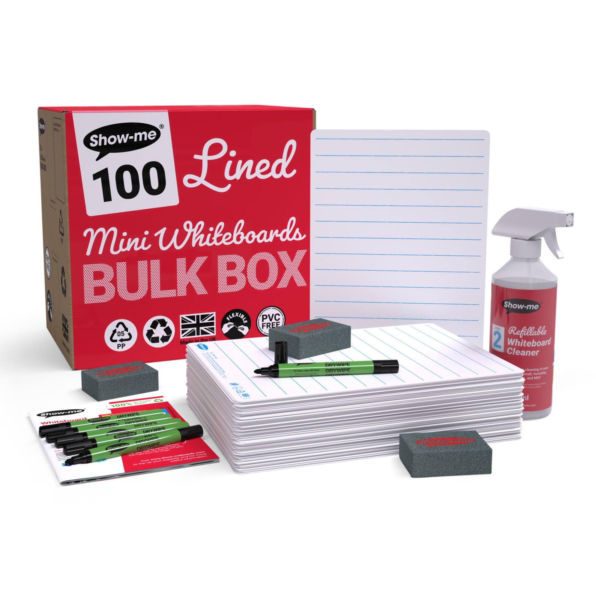 Show-me® Lined/Plain Lapboards Bulk Box Set